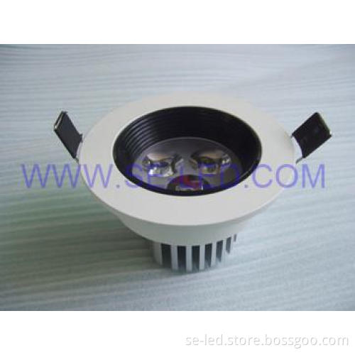 3W Recessed Anti-Glare Type LED Ceiling Lamp with Long Lifespan